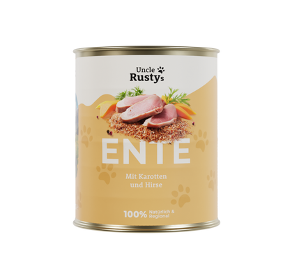Ente mit Karotten und Hirse